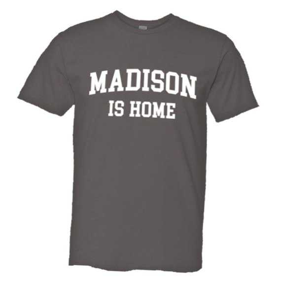 PleaseMeTees™ Mens Madison Wisconsin Is Home Born In From Badgers Tee