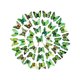 thumbnail image 5 of 200 pegatinas de pared de mariposas, calcomanías de pared de mariposas, mariposa rústica práctica Verde, 5 of 9