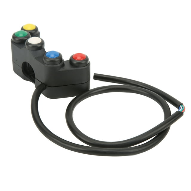 Interruptor modificado del manillar de la motocicleta, interruptor de control del manillar de la motocicleta Interruptor de control del manillar de la motocicleta Conjunto de control del interruptor de la motocicleta Fiabilidad excepcional