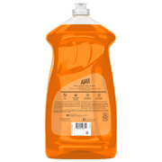 Ajax Ultra Liquid Dish Soap, Triple Action, Mess-Free, Easy-Flip Cap, Orange Scent, 52 fl oz