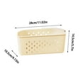 thumbnail image 3 of Oefntac Storage Baskets Folding Dirty Clothes Basket Household Large Capacity Bathroom Storage Dirty Clothes Basket Multi-layer Storage Basket with Handle, 3 of 7