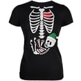 thumbnail image 1 of T-Shirt Doux Junior Noir Squelette Bébé Elf Halloween, 1 of 1