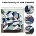 thumbnail image 4 of Eurhowing 2-Piece Club Chair Slipcover with Cushion Cover, Stretchable Tub Chair Sofa Couch Covers, Elastic Armchair Cover, 2-Pack, 4 of 9