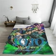 thumbnail image 5 of JoJo''s Bizar#re Adven-ture Fleece Blanket Soft Cozy Throw Blanket 40x50, Lightweight Fuzzy Comfy Flannel Blanket Warm Plush Throw Blankets for Couch, Sofa, Bed, 5 of 6