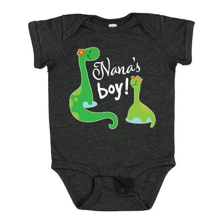 

Inktastic Nanas Boy Grandson Dinosaur Gift Baby Boy Bodysuit
