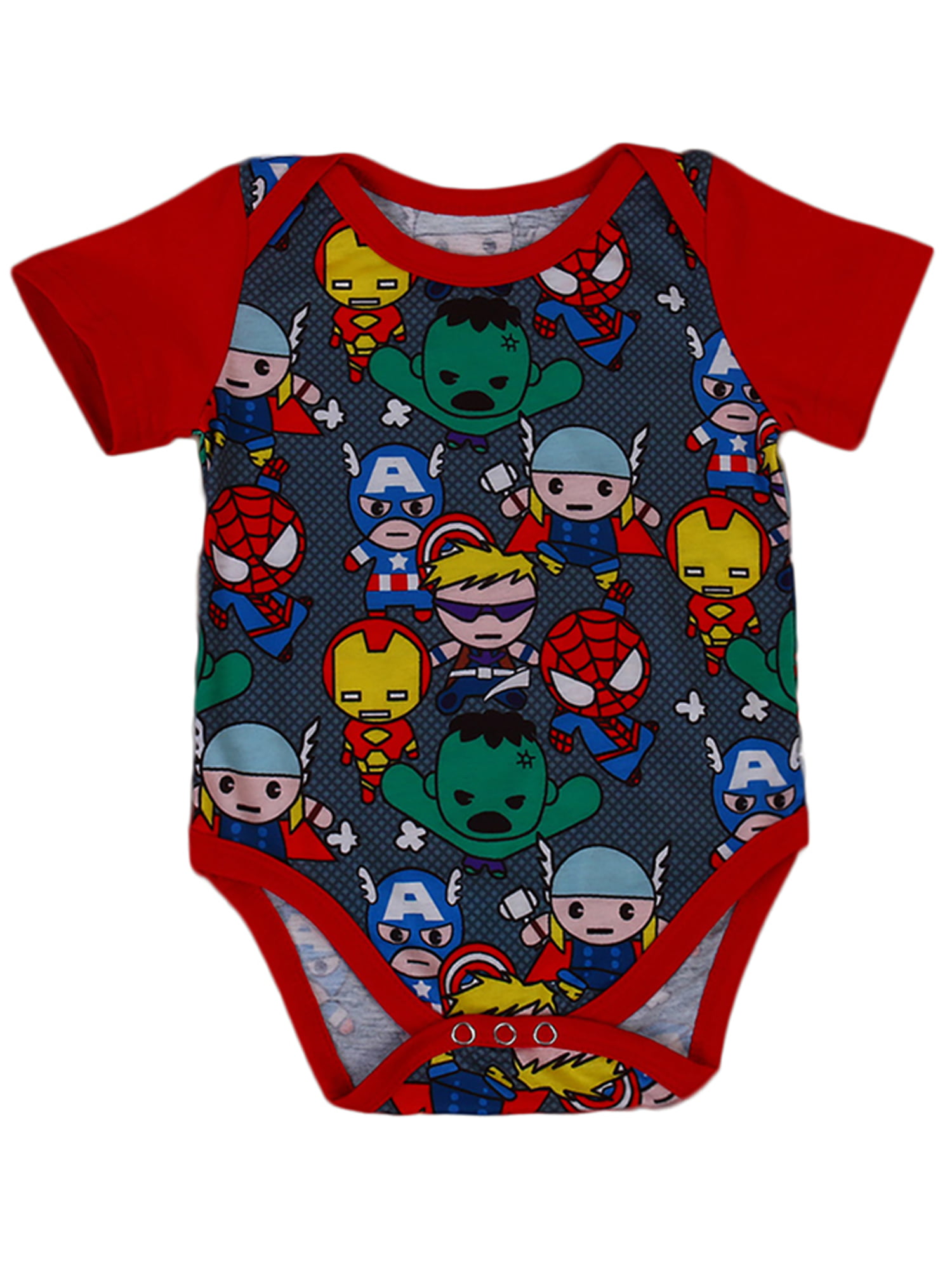 vest onesie Superhero baby romper suit body strampler 0-24 Monate 