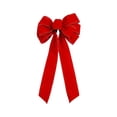 thumbnail image 3 of Christmas Tree Topper Bow Lazo Decorativo de Navidad Adorno para Festivo Decoración para Interiores y Exteriores Material de Franela Elegante, 3 of 9