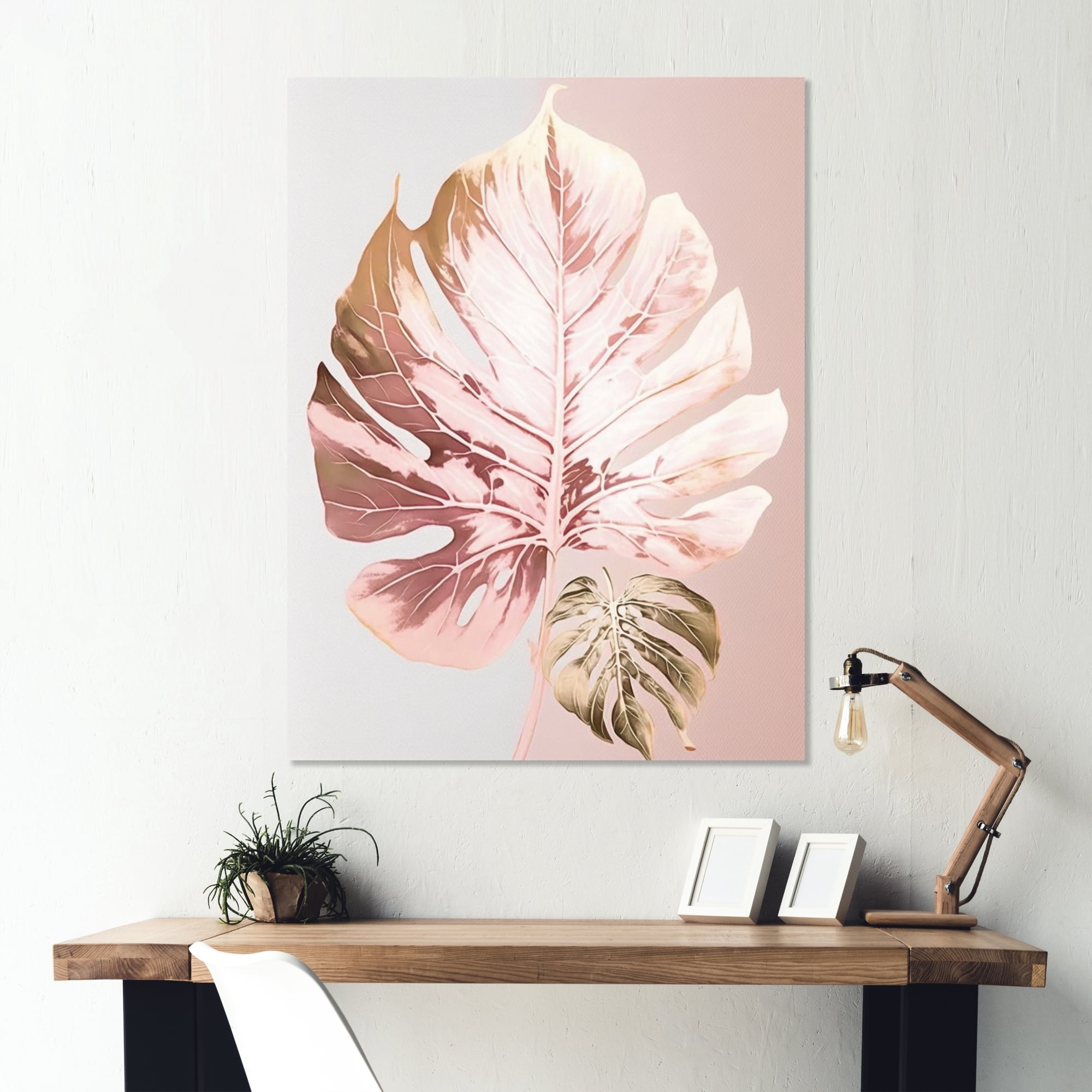 Designart Leaf II Canvas Wall Art