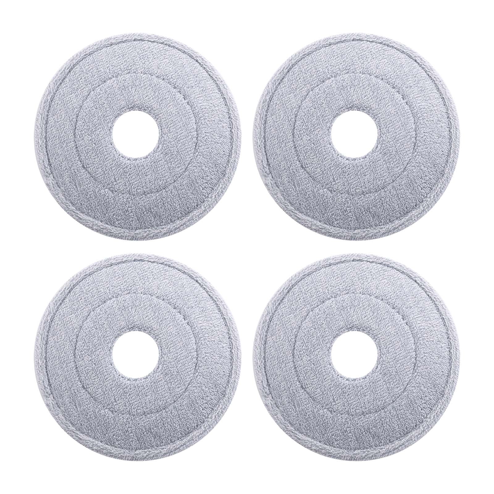 Microfiber Cotton Mop No Need To Wash By Hand Replacement Round Flat Mop Head Replacement Microfiber Round Mop Head Standard Value