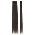 thumbnail image 5 of LELINTA 23" Long Straight Full Head Clip in Synthetic Hair Extensions Double Weft 7 Pieces 16 Clips 220g, 5 of 5