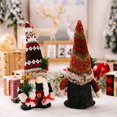 thumbnail image 4 of 2023 Gnomo navideño, decoraciones para ventanas, muñeco sin rostro de felpa, gnomos de Papá Noel, 4 of 4