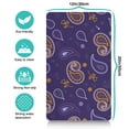 thumbnail image 5 of Vintage Paisley Pattern Pet Food Mat - Non-Slip Absorbent Dog Bowl Mat, Boho Floral Design, Multi-Layer, 5 of 7