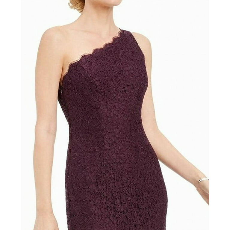 ADRIANNA PAPELL Womens Purple Sleeveless Maxi Sheath Evening Dress Size: 2