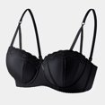 thumbnail image 2 of KDDYLITQ Push Up Bras for Women Lace Full Coverage Seamless Padded Everyday Bra Underwire Breathable Bras Black 34, 2 of 6