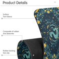 thumbnail image 4 of Yayeee Faucet Mat for Kitchen Sink 30" Diatomite Long Splash Guard Pad, Green Dragon Flowers, 2 Pack, 4 of 7