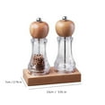 thumbnail image 5 of CIYISON Manual Wood Peppers Grinder Refillable Manual Salt Grinder Easy to Clean, 5 of 10