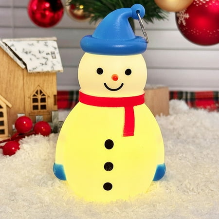 

Donkey Statues Outdoor Christmas Decorations Snowman Night Light LED Lighting Small Ornaments Children Carry Night Light Christmas