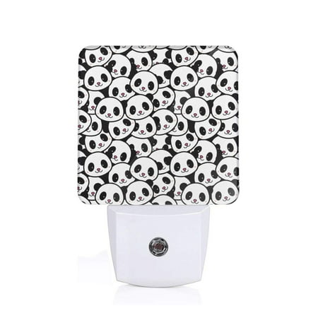 

Naloa Cute Panda Night Lights Plug into Wall Dusk to Dawn Sensor Warm White Led Night Light 0.5W Nightlight suit for Adults Bedroom Bathroom Hallway Kitchen