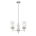 thumbnail image 3 of Millennium Lighting  Janna Chandelier Brushed Nickel 3 3 Light Brushed Adjustable Nickel 13 to 24 Inches, 3 of 5