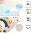 thumbnail image 3 of Yayeee Bath Rugs for Bathroom Floor Set of 2 Non Slip Fluffy Soft Absorbent Mat, Cute Rainbow, 3 of 7