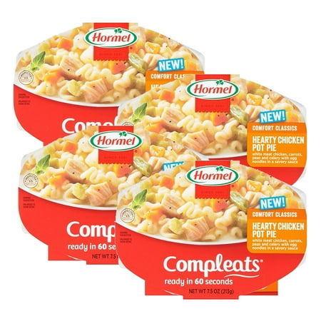 (4 Pack) Hormel Compleats Chicken Pot Pie, 7.5 (Best Chicken Pot Pie Recipe Paula Deen)