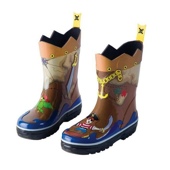 Kidorable pirate rain boots 2 Pirate Rain Boots 2 - Natural Rubber
