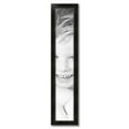 thumbnail image 2 of ArtToFrames 7" x 41" Honors Black with Silver Picture Frame, 7x41 inch Black Wood Poster Frame (WOM-5157), 2 of 7