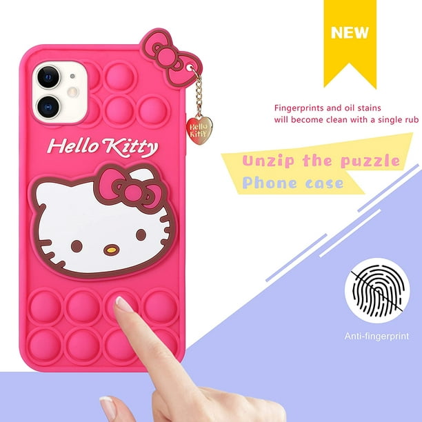 For Iphone 12/12 Pro Case,silicone Aesthetic Cartoon Funny Cute