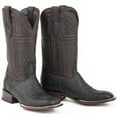 thumbnail image 2 of Men's Stetson Houston Caiman Belly Boots Square Toe Handcrafted JBS Collection Black, 2 of 2