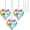 Ab-color, variant on Clear Suncatcher  Prism Ball Heart Moon Window Decor Ornament,  Prisms for  Garden, of 3