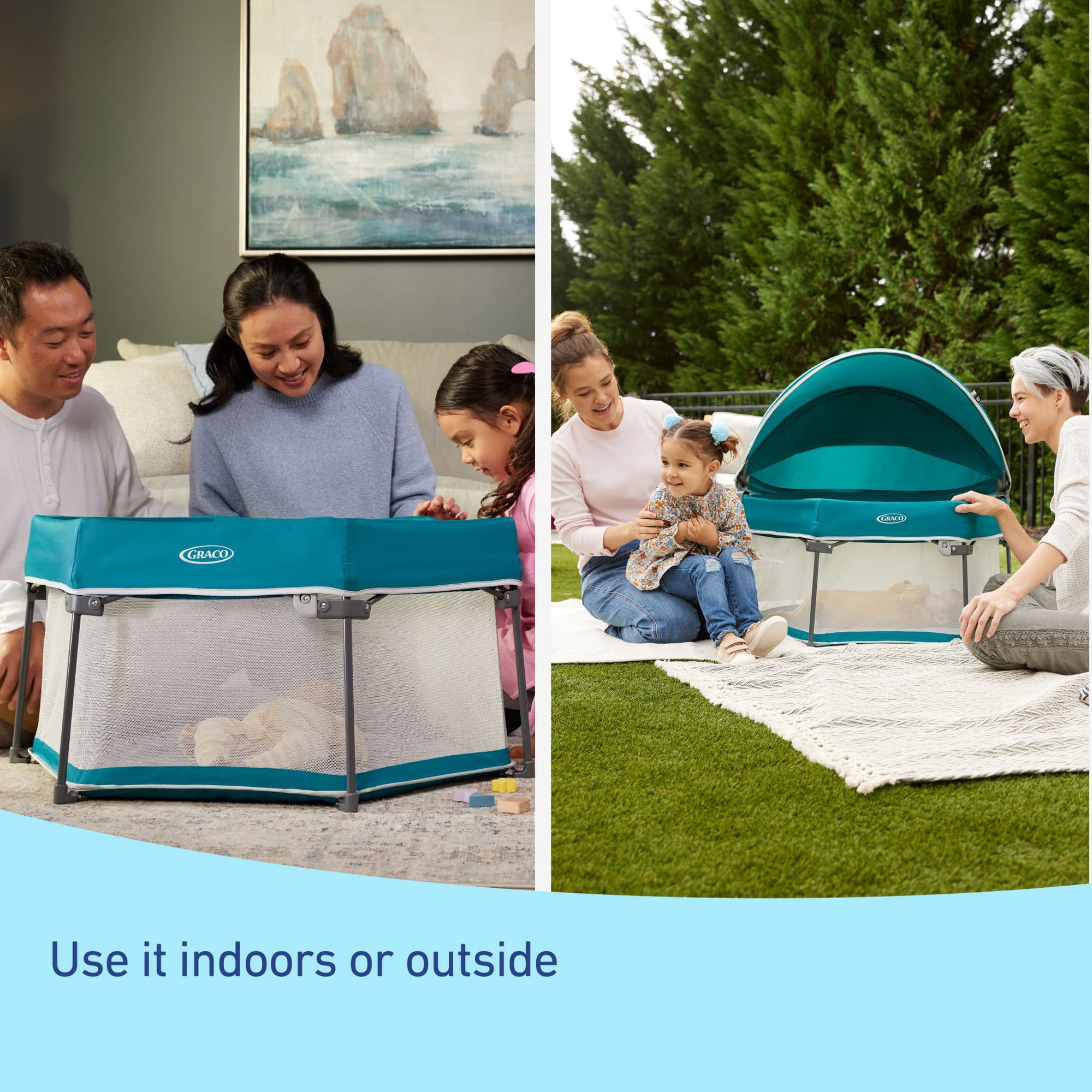 Graco Travel Lite Portable Bassinet, Brixton
