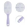 thumbnail image 3 of Unique Bargains 1 Pc Durable Anti-static Ribs Comb for Curly Straight Wavy Hair ABS Purple, 3 of 3
