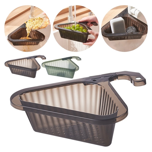 Xihbxyly Escurridor Multifuncional, Diseño Colgante para Fácil Almacenamiento, Drenaje y Filtrado Rápidos, Ideal para Encimeras de Cocina, Ahorra Espacio, Práctico para Paños de Cocina, Frutas y Verd