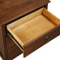 thumbnail image 5 of Comfort Pointe Cambridge Brown Finished Wood 3-Drawer Nightstand, 5 of 10