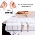 thumbnail image 3 of Tablecloth Clips, 12 Pcs Adjustable Tablecloth Clips Stainless Steel Table Cover Clips Tablecloth Holders for Home, Dining, Picnic, Party and Wedding, 3 of 5