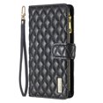 thumbnail image 2 of Elegant Wallet Case Compatible with Samsung Galaxy S20 (6.2 inch), Premium PU Leather Zipper Flip Folio Wallet with Wrist Strap Magnetic Closure Built-in Kickstand Protective Case (Black), 2 of 10