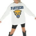 thumbnail image 2 of Women's Gameday Couture White Pitt Panthers Big Goals Oversized Long Sleeve T-Shirt, 2 of 5