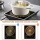thumbnail image 3 of 2/4Pcs Silicone Induction Cooktop Mat Thermochromic Induction Cooktop Protective Cover Heat Resistant Square Stove Top Protector, 3 of 5