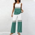 thumbnail image 2 of GILIGEGE 2 Piece Sets for Women Summer 2 Piece Sets for Women Summer Outfits Sleeveless Sets Square Neck Tops Wide Leg Crop Pants Vacation Outfits Summer Beach Vacation Outfits Lounge Tracksuits, 2 of 4