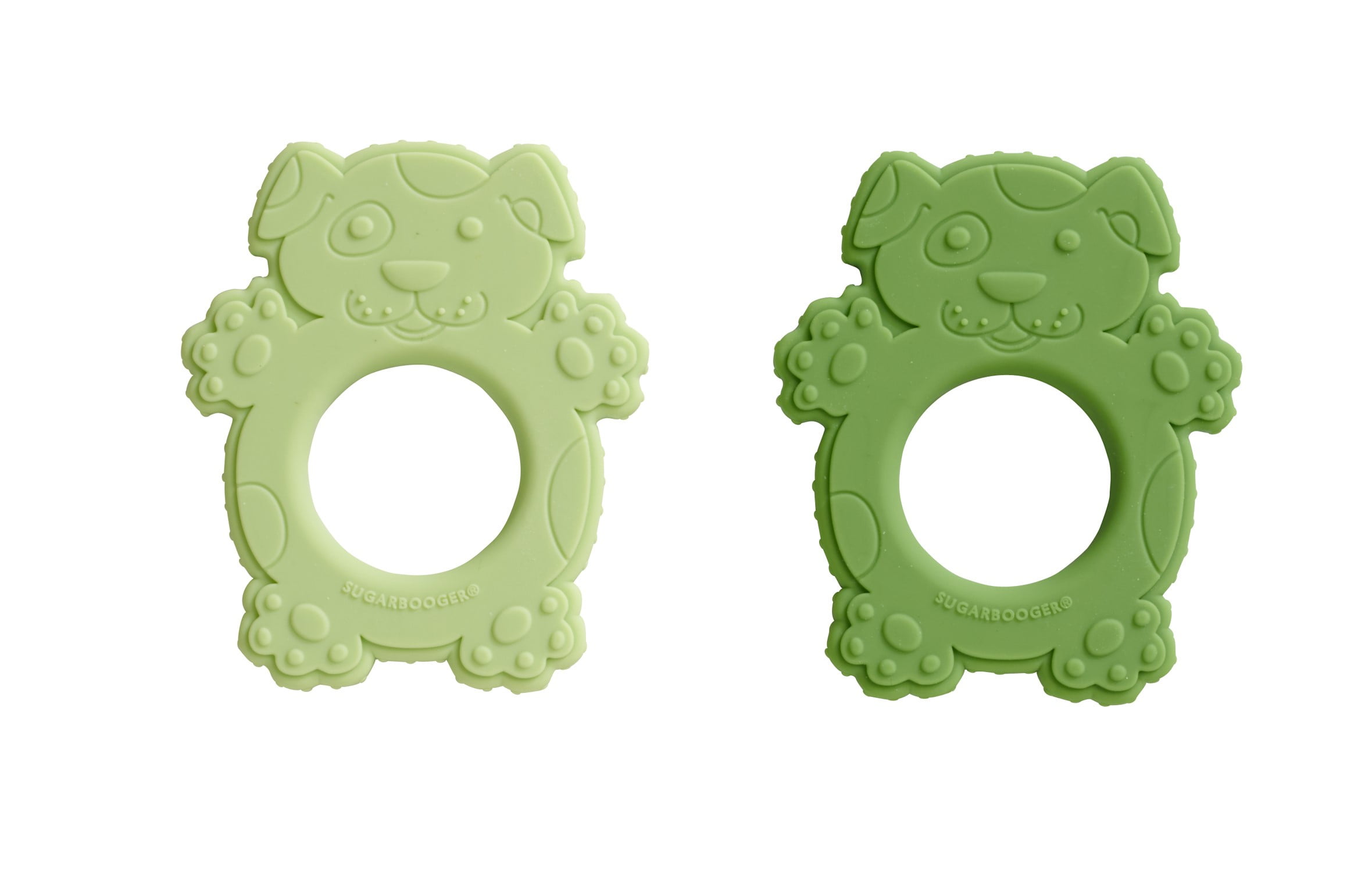 SugarBooger Silicone Teether Set/2 Scruffy Dog
