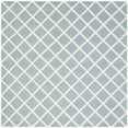 thumbnail image 6 of SAFAVIEH Chatham Jahn Geometric Diamonds Wool Area Rug, Blue/Ivory, 7' x 7' Square, 6 of 10