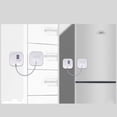 thumbnail image 4 of Cerradura de seguridad para niños Bearachild 2 Cerraduras de hardware Blanco, 4 of 6
