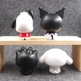 thumbnail image 5 of Sanrio figura muñeca 8cm Anime Hello Kitty Kuromi figura de acción lindo DIY pastel Topper coche decoraciones de escritorio juguetes regalos para niños, 5 of 5