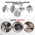 thumbnail image 4 of Premium Garage Door Torsion Spring Cable Drum Assembly Pair for 8' Feet High Garage Door Repair and Replacement, 4 of 9