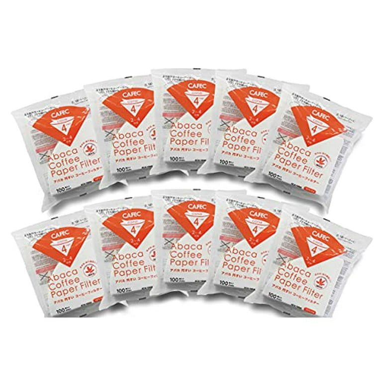 10 Packs of CAFEC 100-Pack Cone-shaped V60 02 Style