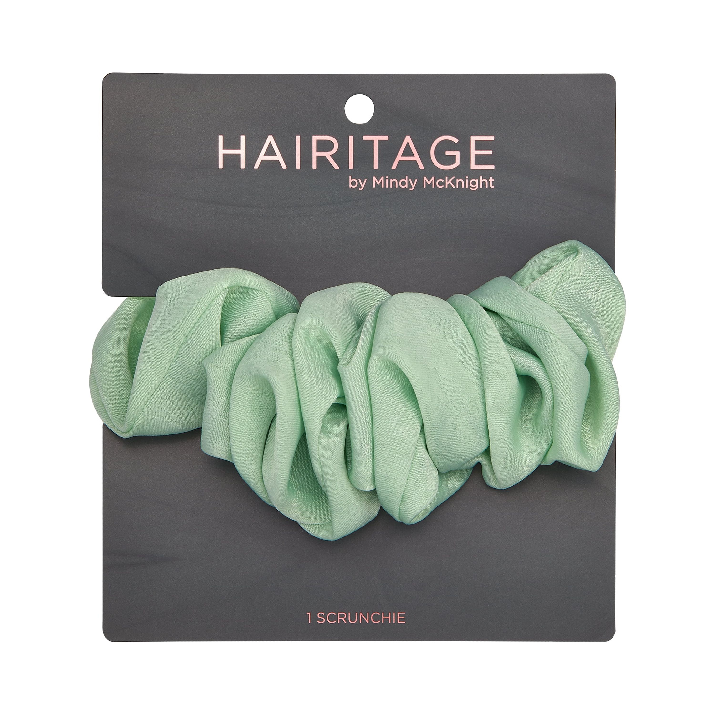 Hairitage Satin Hair Scrunchie Mint, 1 PC - image 2 of 6
