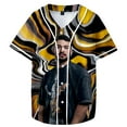 thumbnail image 2 of Crankdat Merch Baseball Jersey Men/Women Casual Thin button Baseball uniform, 2 of 4