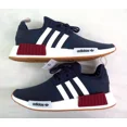 thumbnail image 1 of Size 11.5 Adi-das ORIGINALS Men's NMD R1 Sneaker Shoes Navy White Burgundy, 1 of 6