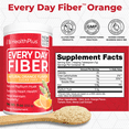 thumbnail image 5 of Health Plus Every Day Fiber Digestive Support | No Artificial Flavors | Daily Fiber for Toxin Elimination to Reduce Bloating | Psyllium Husk | Orange Flavor | 9 Ounces, 36 Servings., 5 of 7