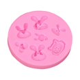 thumbnail image 1 of Fondant Molds Lovely Kitchen Accessories Cartoon Animal Embossed Mould Decorating Tools Chocolate Making Die for Shop Use, 1 of 6